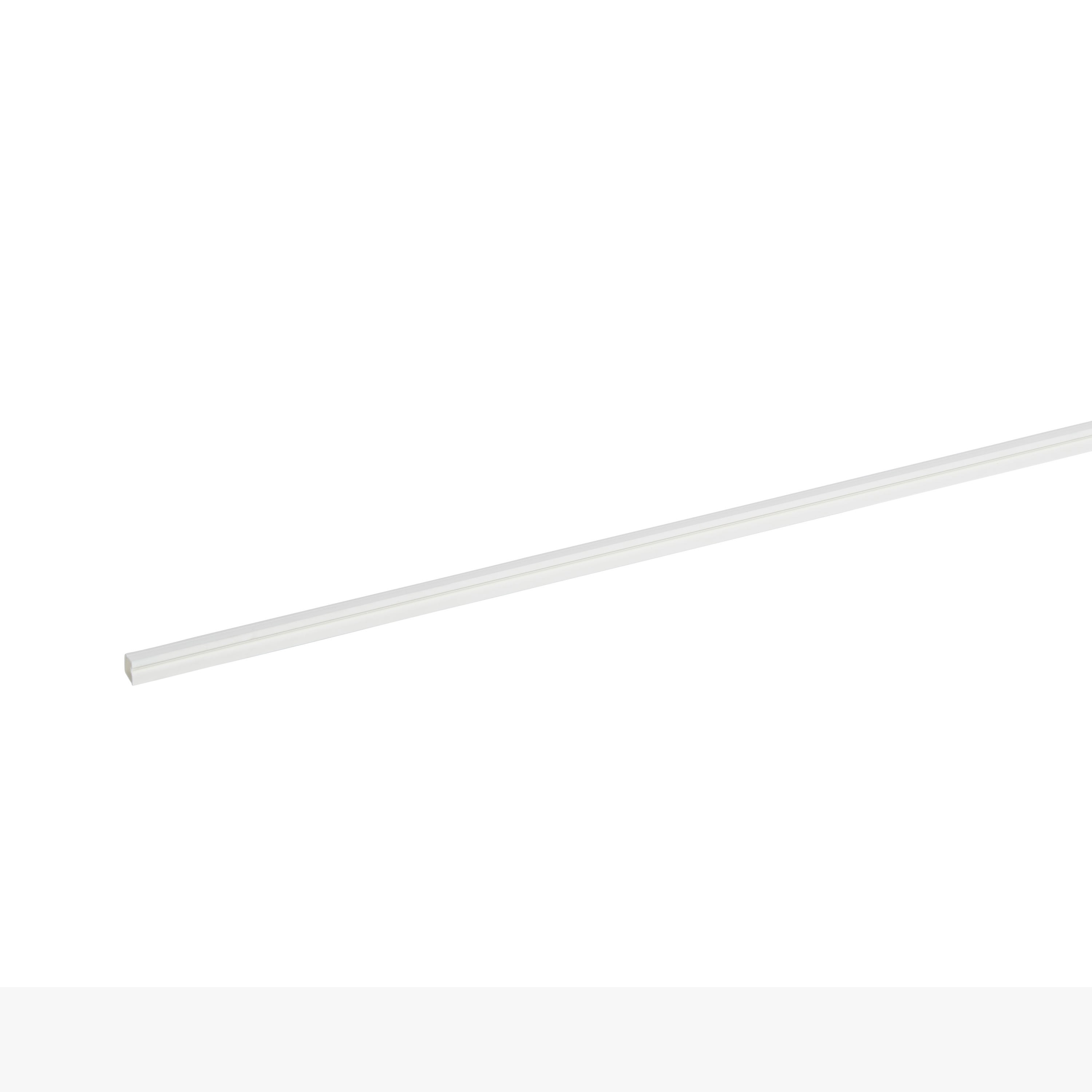 Planet Wattohm - Goulotte distribution auto-adhésive Viadis 10x10mm-Fond+couvercle-Longueur 2m