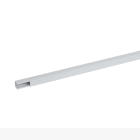 Planet Wattohm - Goulotte distribution Viadis 25x25mm-Fond+couvercle-1 compart-Longueur 2m-Gris