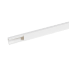Planet Wattohm - Goulotte distribution Viadis 40x25mm-Fond+couvercle-1 compart-Longueur 2m-Blanc