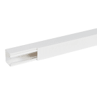 Planet Wattohm - Goulotte distribution Viadis 60x60mm-Fond+couvercle-1 compart-Longueur 2m-Blanc
