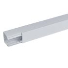 Planet Wattohm - Goulotte distribution Viadis 60x60mm-Fond+couvercle-1 compart-Longueur 2m-Gris