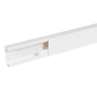 Planet Wattohm - Goulotte distribution Viadis 90x40mm-Fond+couvercle-1 compart-Longueur 2m-Blanc