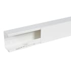 Planet Wattohm - Goulotte distribution Viadis 120x80mm-Fond+couvercle-1 compart-Longueur 2m-Blanc