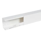 Planet Wattohm - Goulotte distribution Viadis 120x80mm-Fond+couvercle-1 compart-Longueur 2m-Blanc