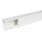 Planet Wattohm - Goulotte distribution Viadis 150x80mm-Fond+couvercle-1 compart-Longueur 2m-Blanc