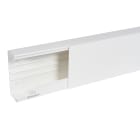 Planet Wattohm - Goulotte distribution Viadis 200x80mm-Fond+couvercle-1 compart-Longueur 2m-Blanc
