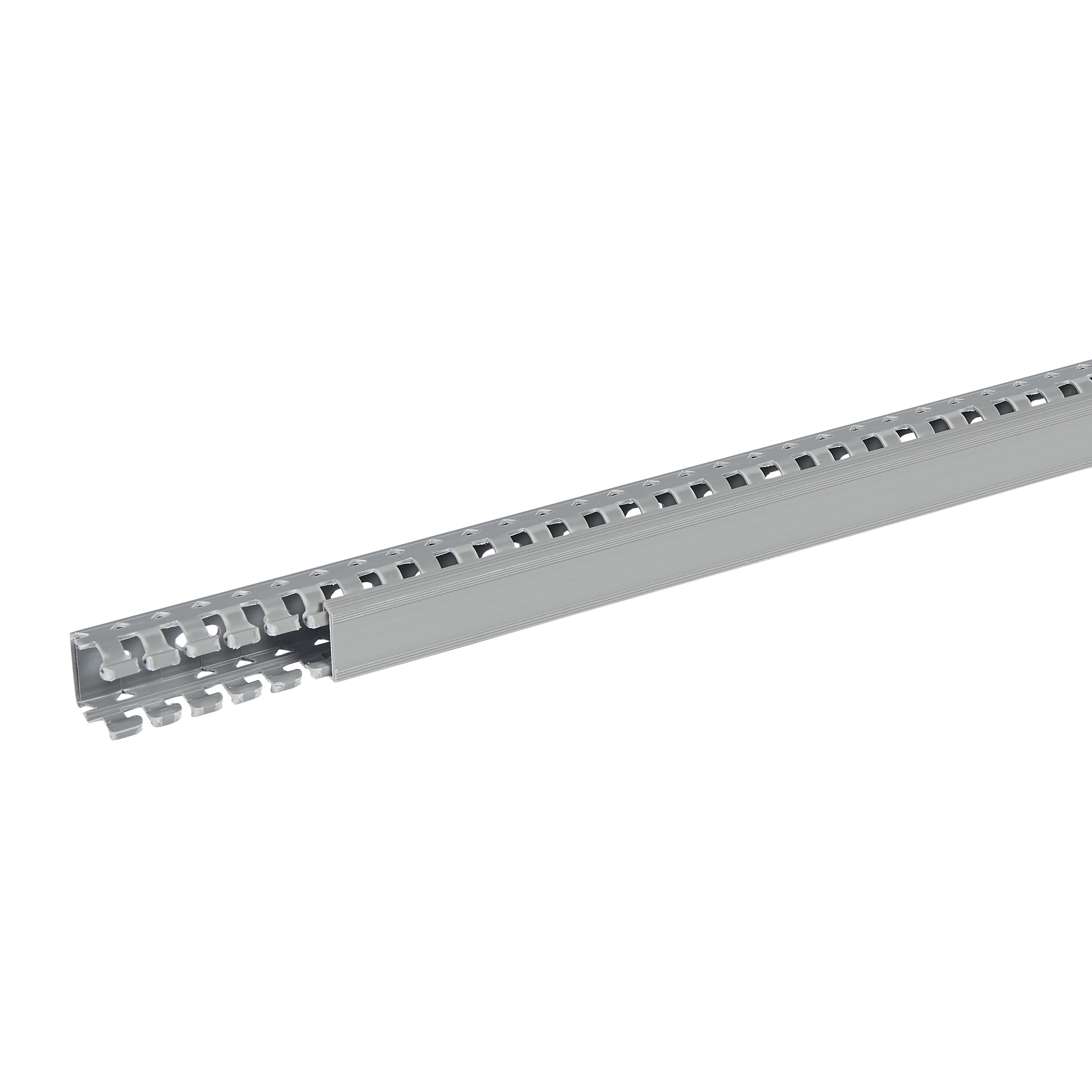 Planet Wattohm - Goulotte Segma 25mmx25mm - Pas de 6mm à 6,5mm - 1 couvercle - Longueur 2m - PVC