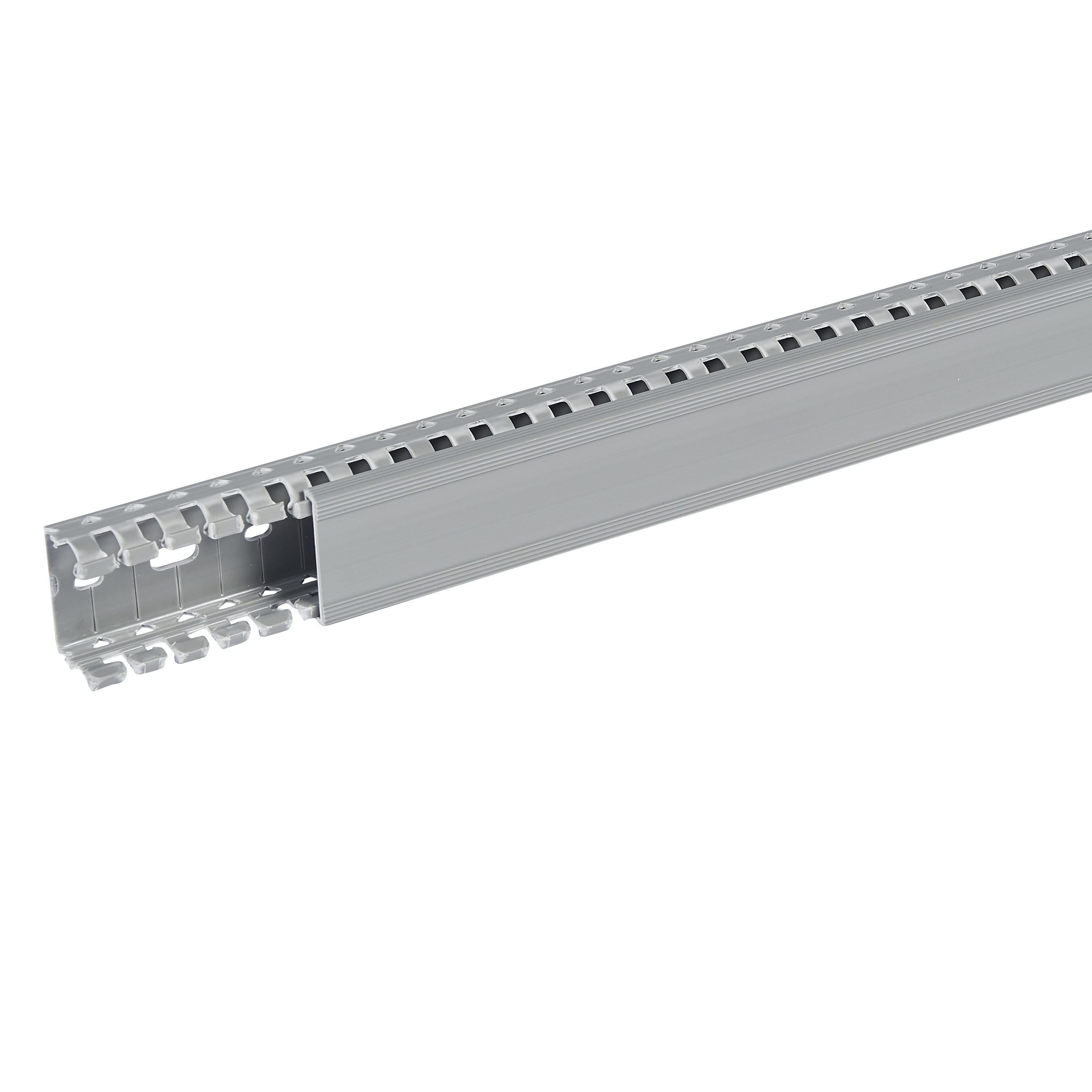 Planet Wattohm - Goulotte Segma 40mmx25mm - Pas de 6mm à 6,5mm - 1 couvercle - Longueur 2m - PVC