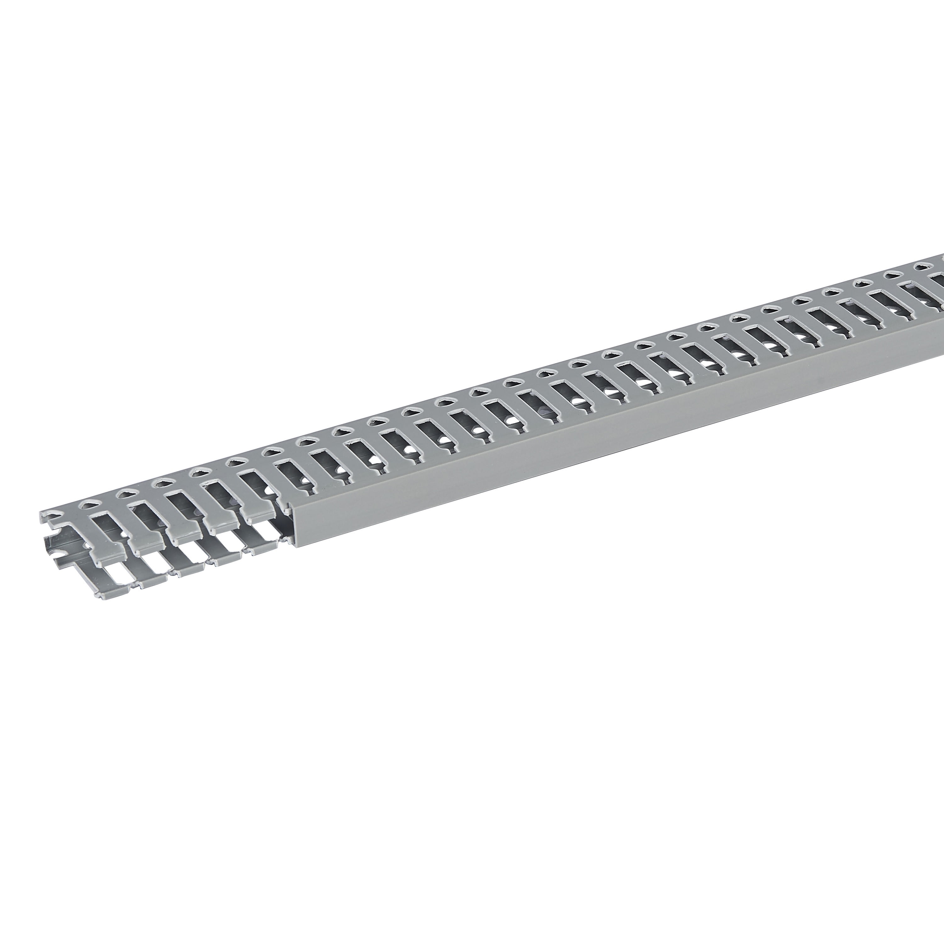 Planet Wattohm - Goulotte Segma 15mmx40mm - Pas de 6mm à 6,5mm - 1 couvercle - Longueur 2m - PVC