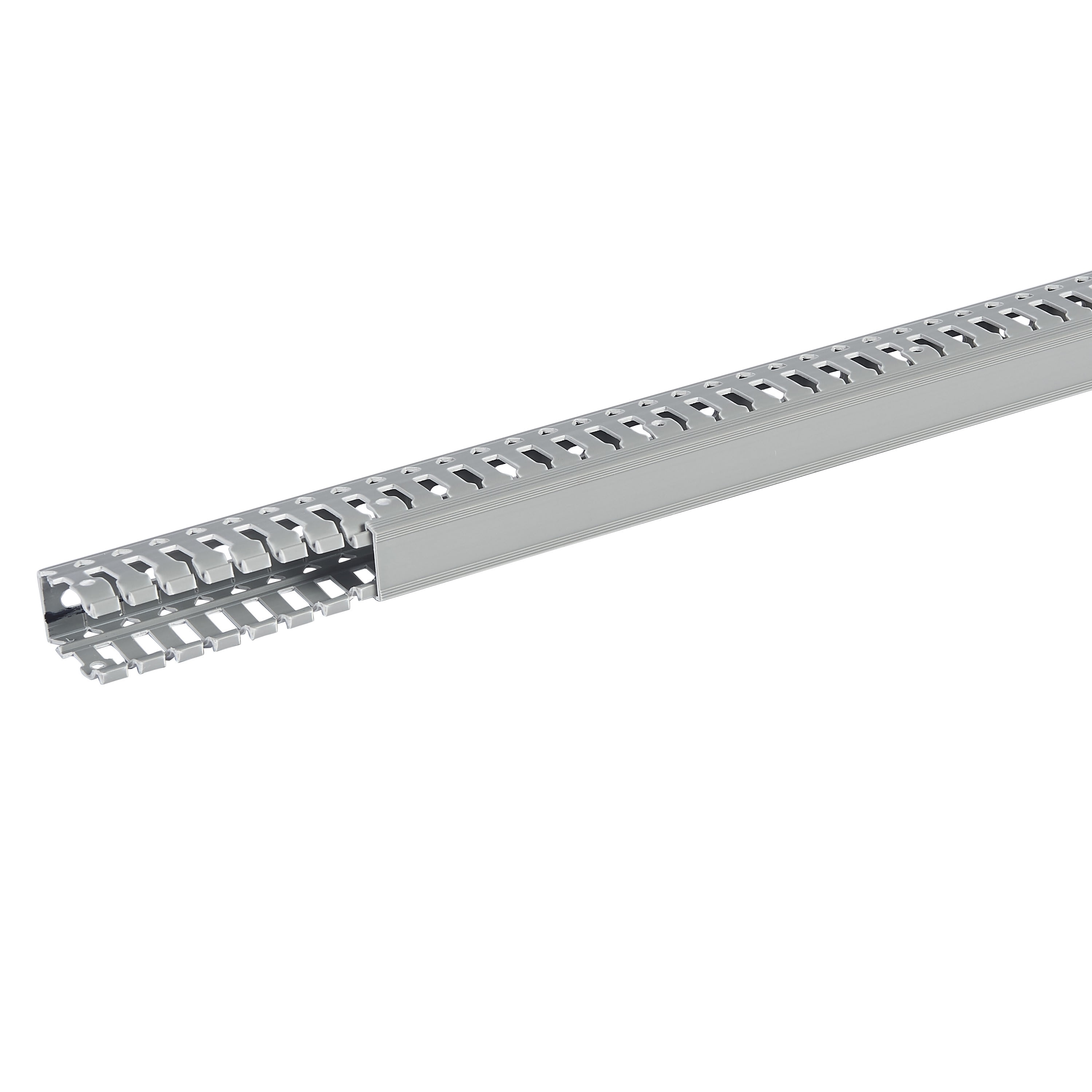 Planet Wattohm - Goulotte Segma 25mmx40mm - Pas de 6mm à 6,5mm - 1 couvercle - Longueur 2m - PVC