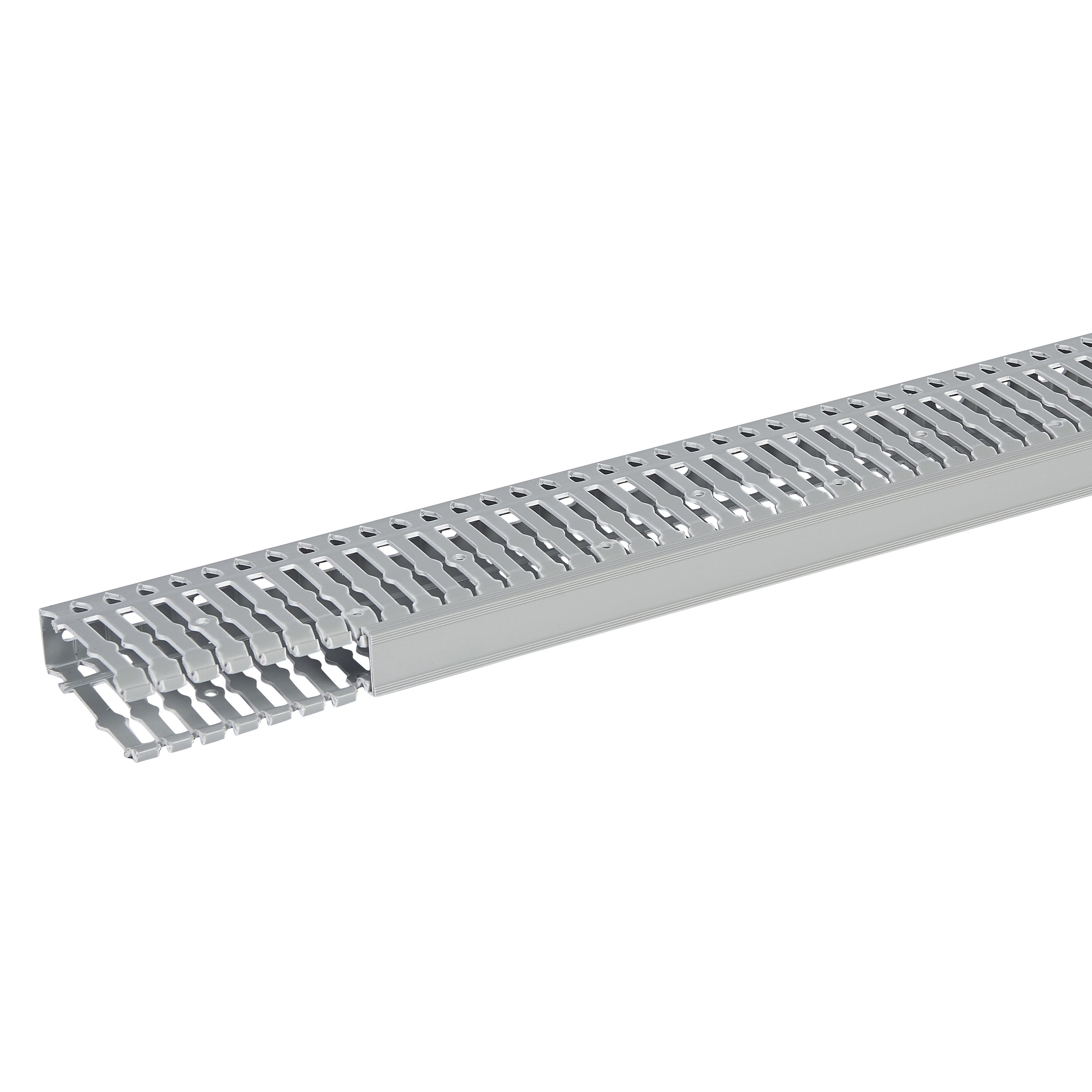 Planet Wattohm - Goulotte Segma 25mmx80mm - Pas de 6mm à 6,5mm - 1 couvercle - Longueur 2m - PVC