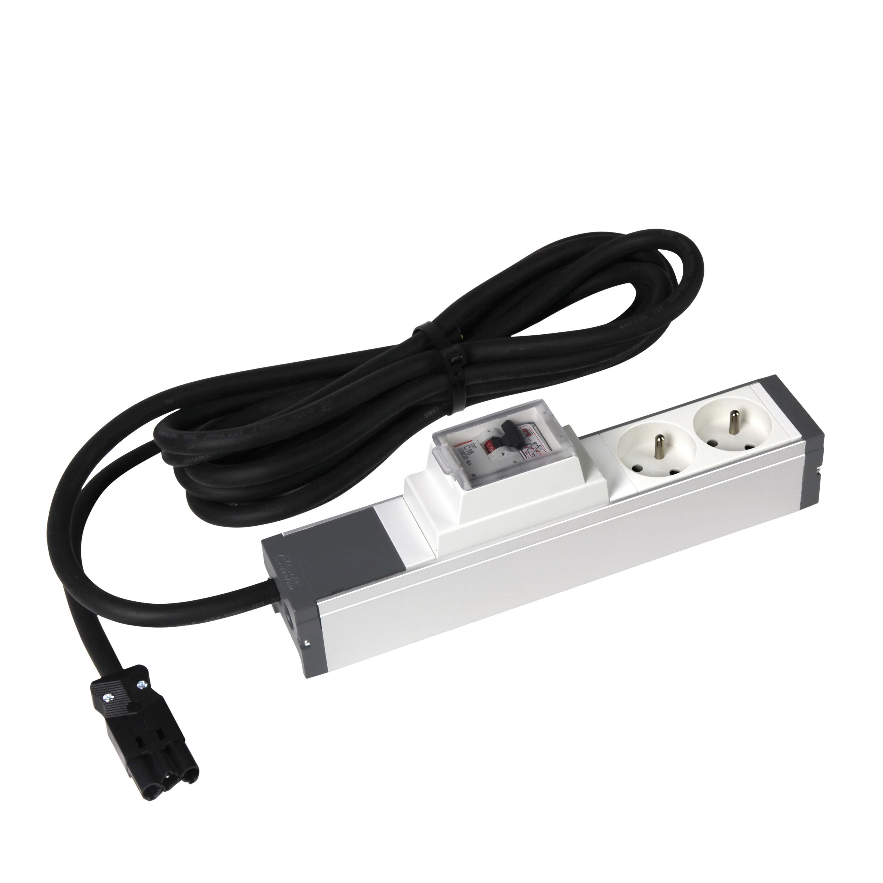 Planet Wattohm - 2PC 2P+T F/B + 1disj.diff. Ph+N16A-30mA + cord. 5M HO7 RNF 3G 2,5 raccordt rap.