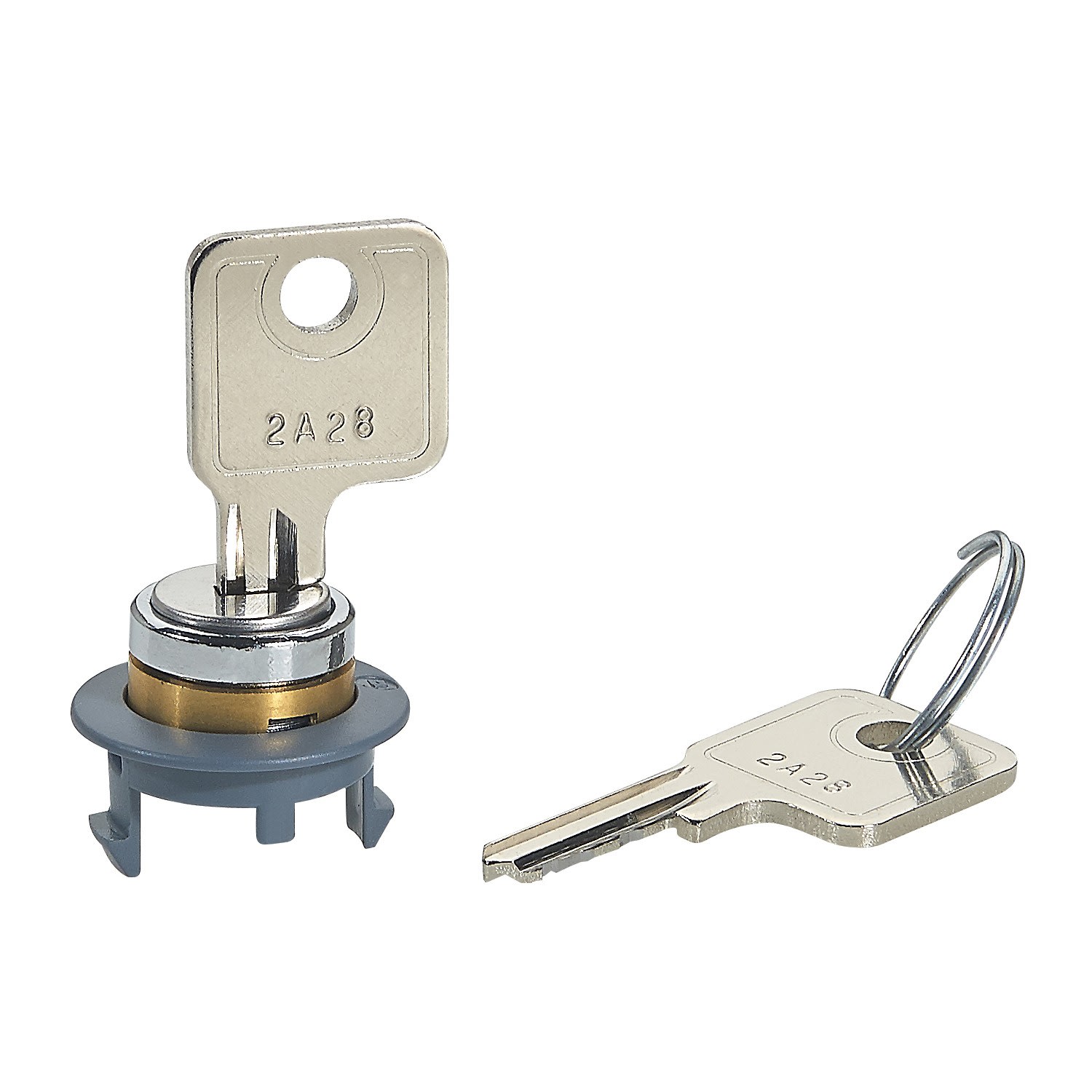 Planet Wattohm - Serrure pour couvercle plastique de boîte de sol standard ou boite de sol ronde.