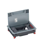 Planet Wattohm - Boîte de sol Logix couvercle recouvrant plastique béton 8 modules VT