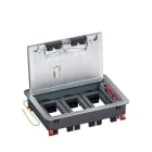 Planet Wattohm - Boîte de sol Logix couvercle recouvrant métal béton 12 modules HZ