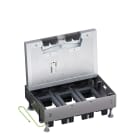 Planet Wattohm - Boîte de sol Logix affleurant métal béton 12 modules HZ