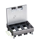 Planet Wattohm - Boîte de sol Logix affleurant métal béton 18 modules HZ