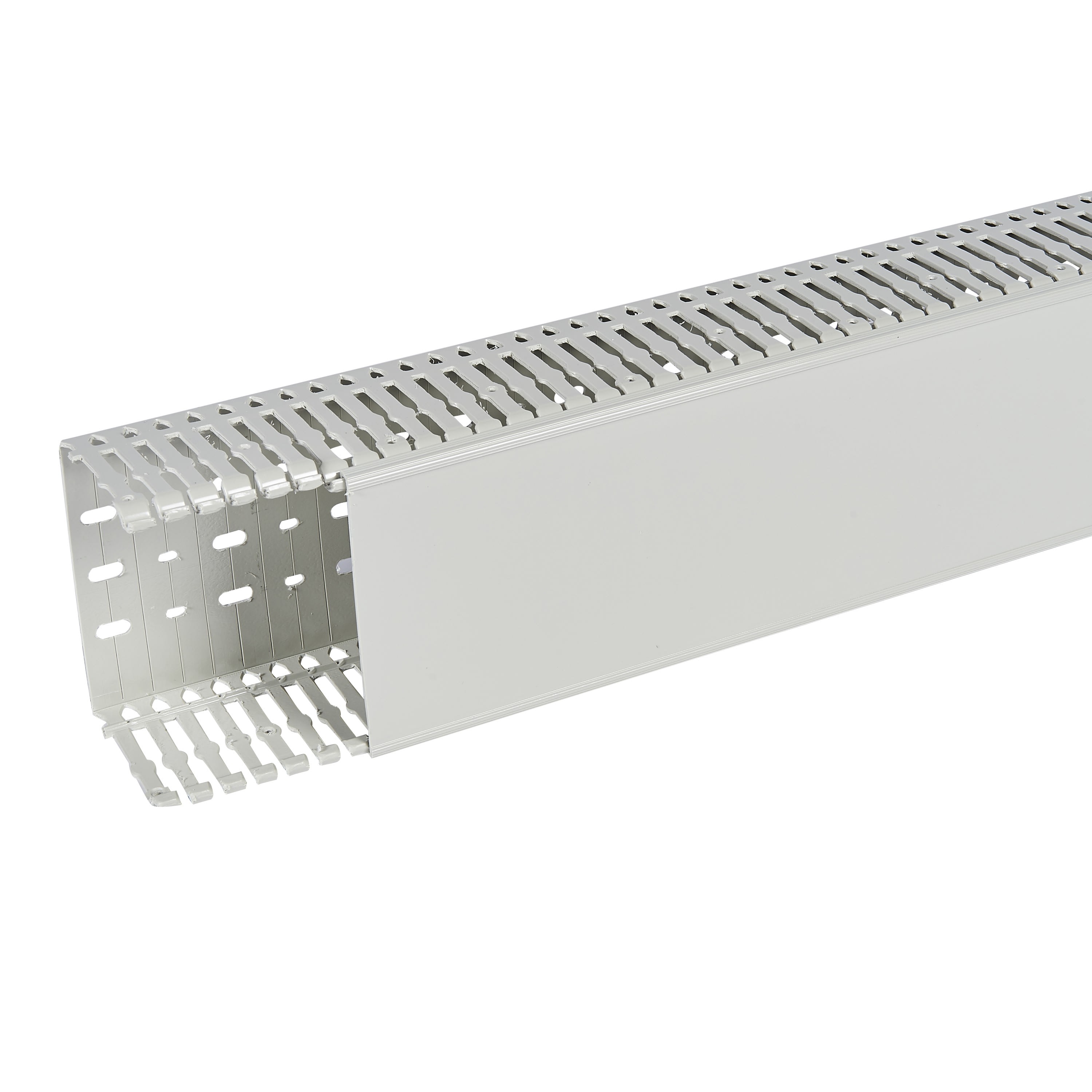 Planet Wattohm - Goulotte de câblage Segma sans halogène - 1200x80mm - Fond+couvercle-Longueur 2m