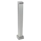 Planet Wattohm - Colonnette 1 compartiment LOGIX 0,68m Aluminium