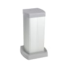 Planet Wattohm - Colonnette 4 compartiments LOGIX 0,30m Aluminium
