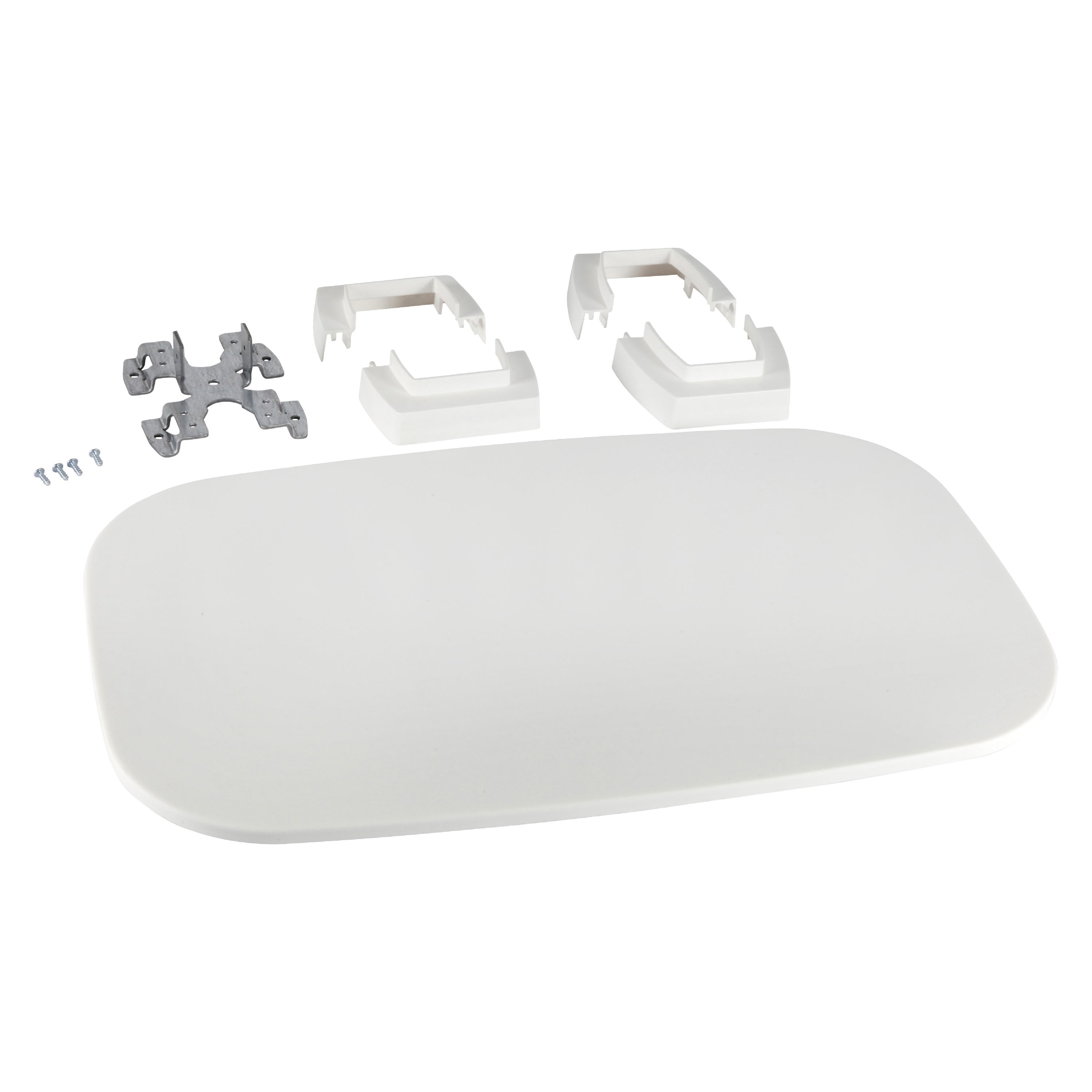 Planet Wattohm - Table blanche pour colonnettes 1 et 2 compartiments LOGIX