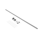 Planet Wattohm - Kit extension colonnette 2 cpts alu : Ovaline 2,70m+chapeau+cloison+cache plaf