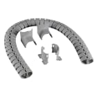 Planet Wattohm - OVALINE souple 1m liaison horizontale ou chemin de câble avec support fixation