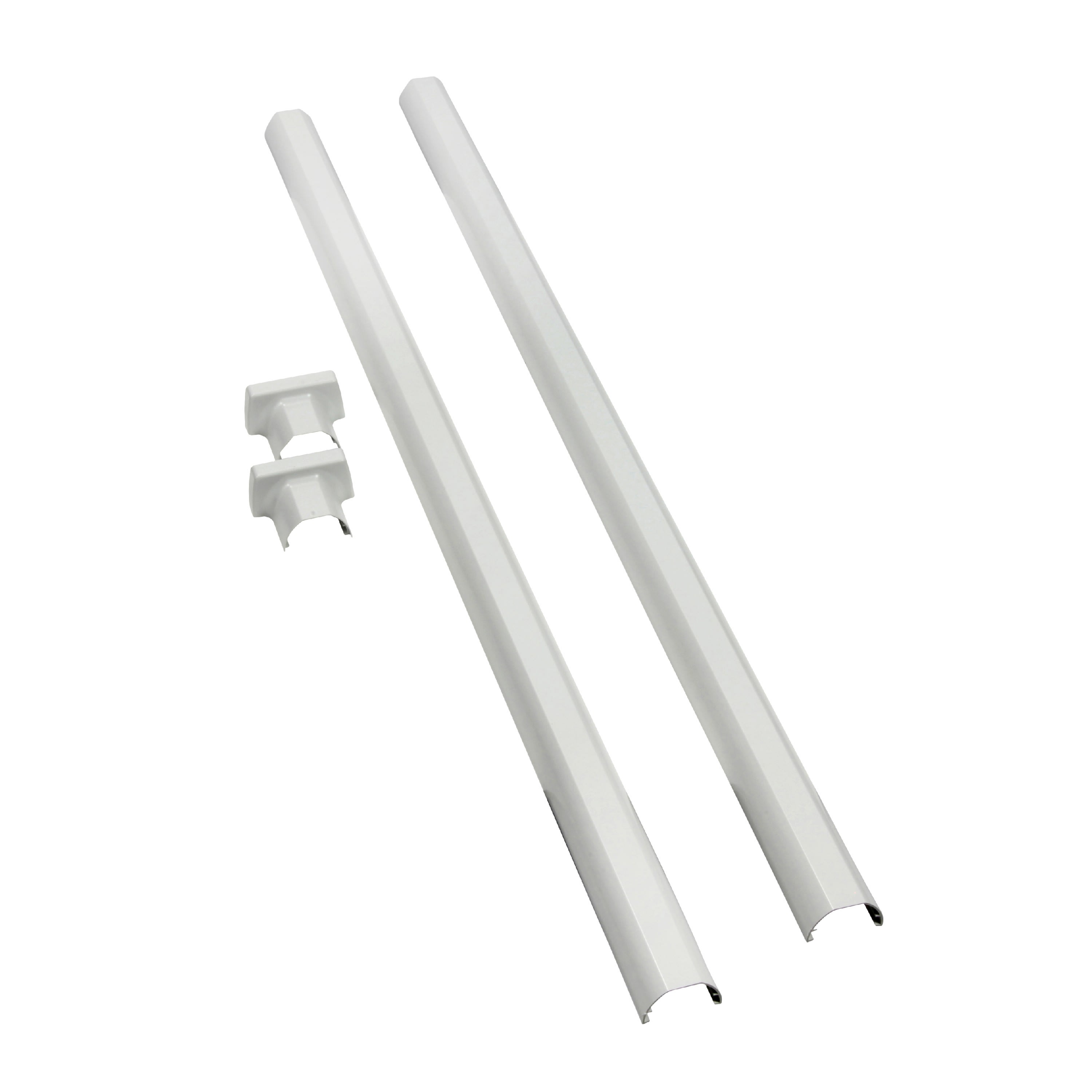 Planet Wattohm - Deux-demi couvercles et deux-demi capots en PVC pour perche - Gris