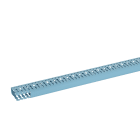 Planet Wattohm - Goulotte de cablage Segma BSI - 25x60mm - Fond+couvercle - Longueur 2m -PVC Bleu
