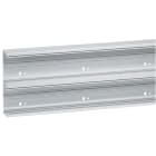 Planet Wattohm - Goulotte Logix Universel - 190x50mm - 2 compartiments - Sans couvercle-Aluminium