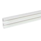 Planet Wattohm - Goulotte Logix 45-130x50-2 compartiments-3m-Livré sans couvercle-PVC Blanc Artic