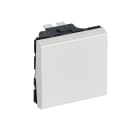 Planet Wattohm - Interrupteur ou va-et-vient Logix - 2 modules - Bornes auto - Blanc Artic