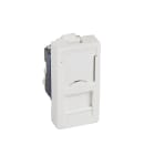 Planet Wattohm - Prise RJ45 catégorie 6 Logix - 8 contacts UTP - 1 module - Blanc Artic