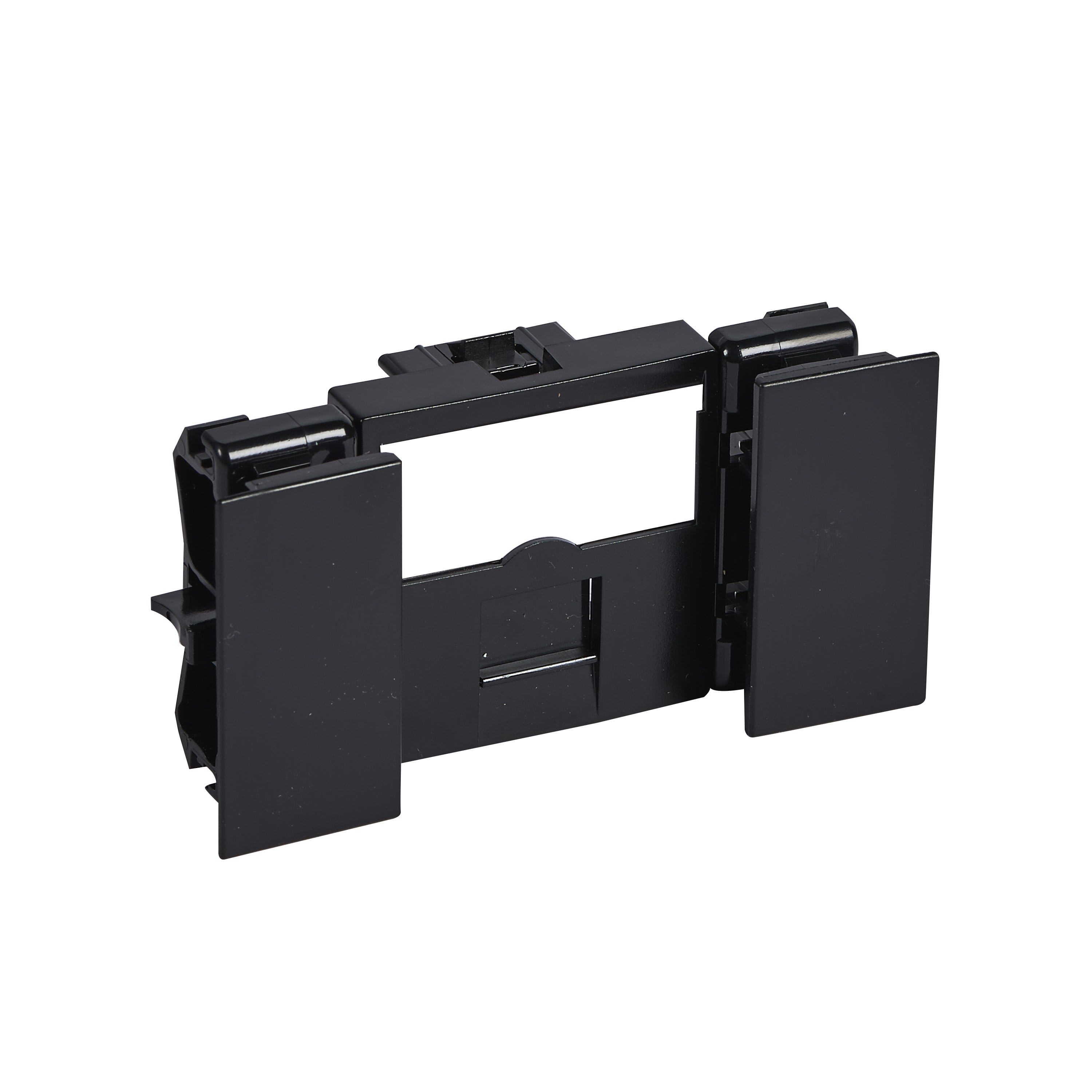 Planet Wattohm - Prise RJ45 catégorie 6 Logix - 8 contacts UTP - 2 modules - Noir