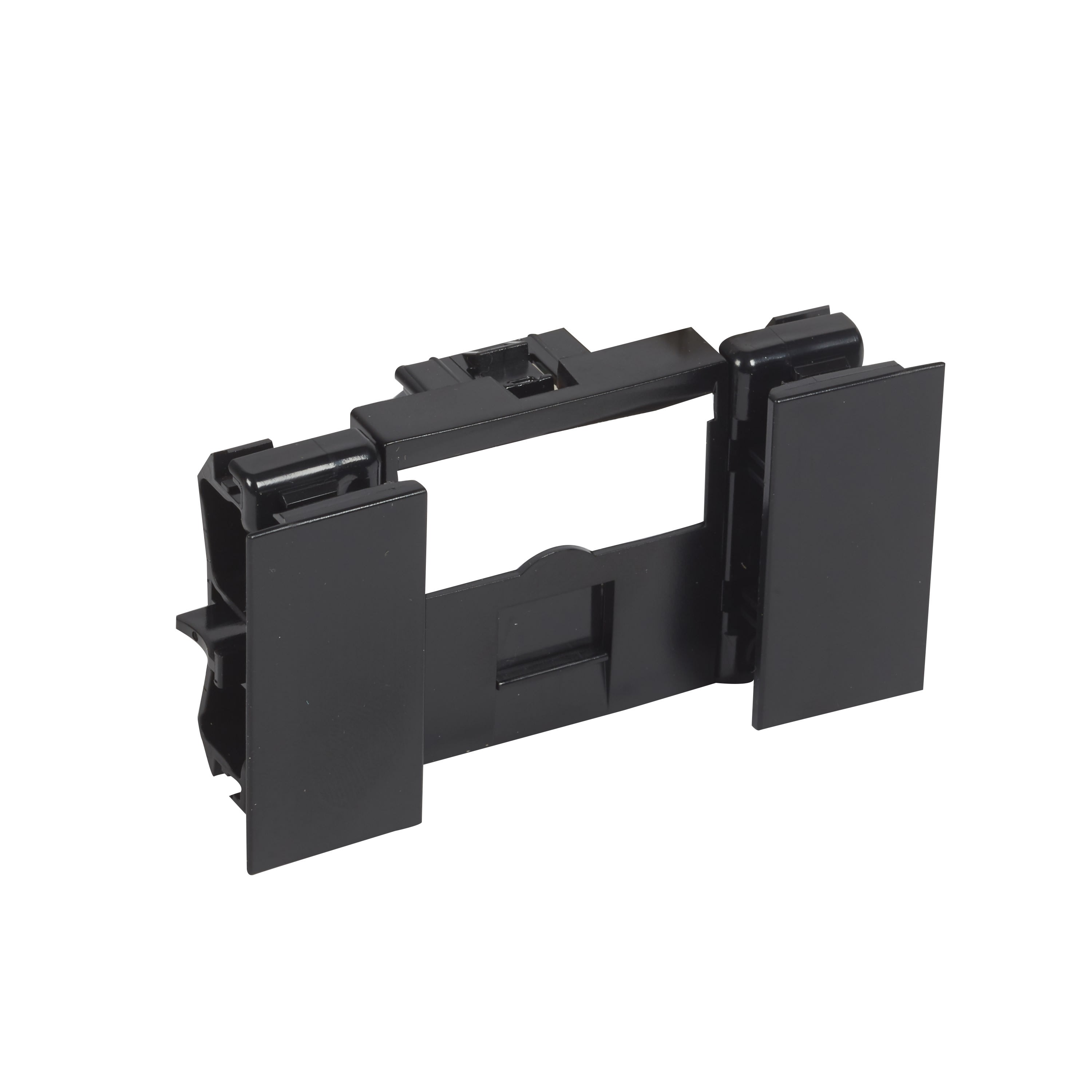 Planet Wattohm - Prise RJ45 catégorie 6 Logix - Blindée STP - 2 modules - Noir