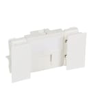 Planet Wattohm - Prise RJ45 catégorie 6 Logix - Ecrantée FTP -2 modules-Blanc Artic antimicrobien
