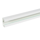 Planet Wattohm - Goulotte Logix45-100x50mm-1 compartiment-2m-Livré sans couvercle-PVC Blanc Artic