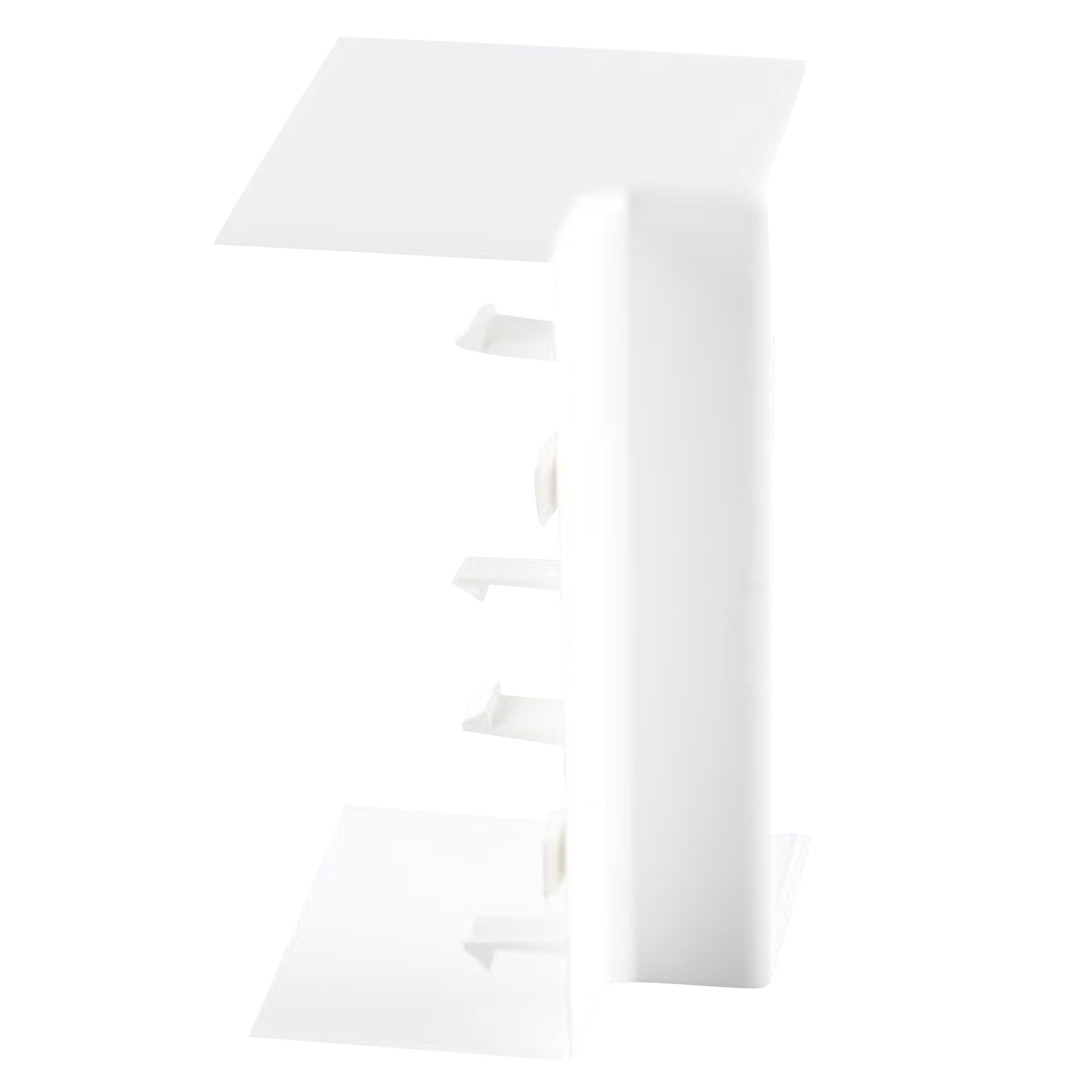 Planet Wattohm - Angle intérieur non variable - Pour goulotte Logix 45 130x50mm - Blanc Artic