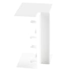 Planet Wattohm - Angle intérieur non variable - Pour goulotte Logix 45 130x50mm - Blanc Artic