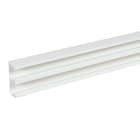 Goulotte Logix 45-130x50-2 compartiments-2m-Livre sans couvercle-PVC Blanc Artic