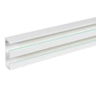 Goulotte Logix 45-160x50-2 compartiments-Livre sans couvercle-PVC Blanc Artic