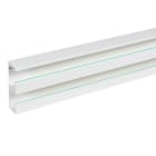 Planet Wattohm - Goulotte Logix 45-160x50-2 compartiments-Livré sans couvercle-PVC Blanc Artic