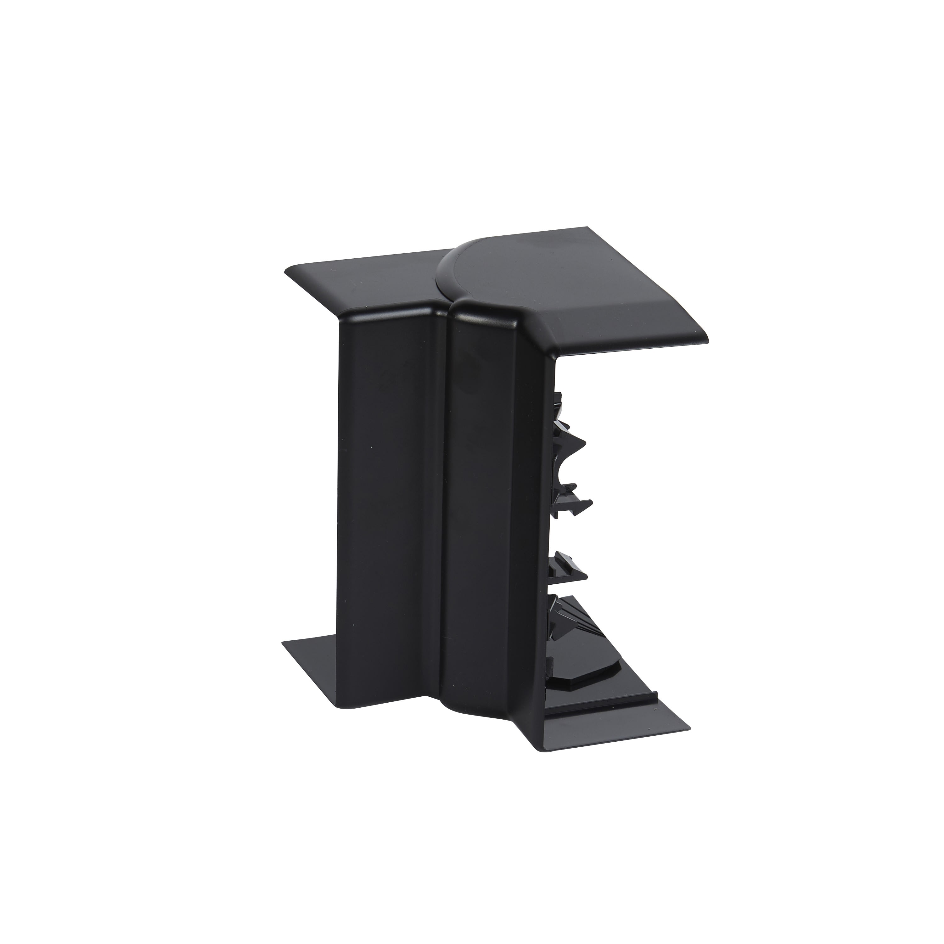 Planet Wattohm - Angle intérieur variable 80°à 120°-Pour goulotte Logix et Logix ZH 130x50mm-Noir