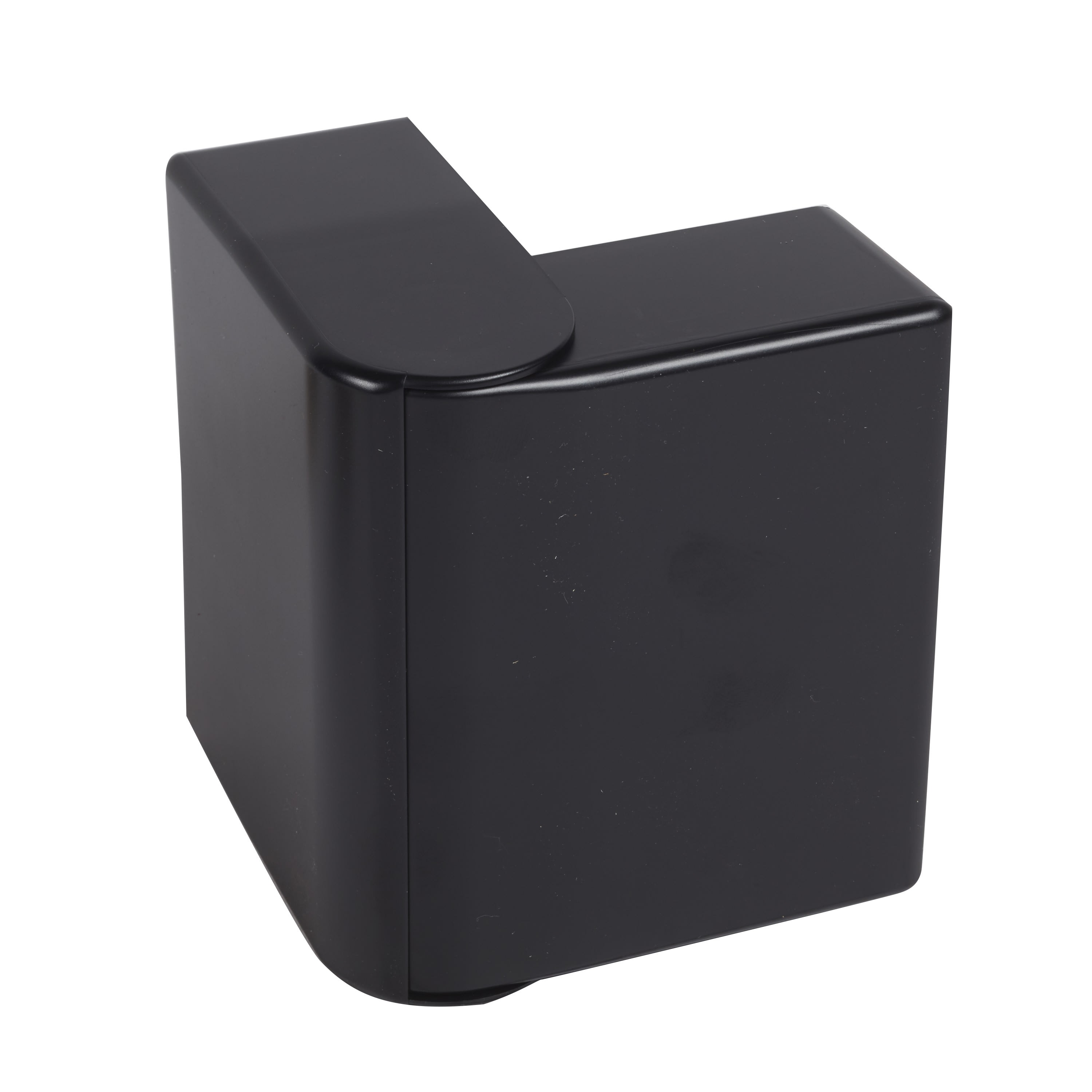 Planet Wattohm - Angle extérieur variable 60°à 120°-Pour goulotte Logix et Logix ZH 130x50mm-Noir