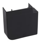 Planet Wattohm - Angle plat - Pour goulotte Logix et Logix ZH 130x50mm - Noir
