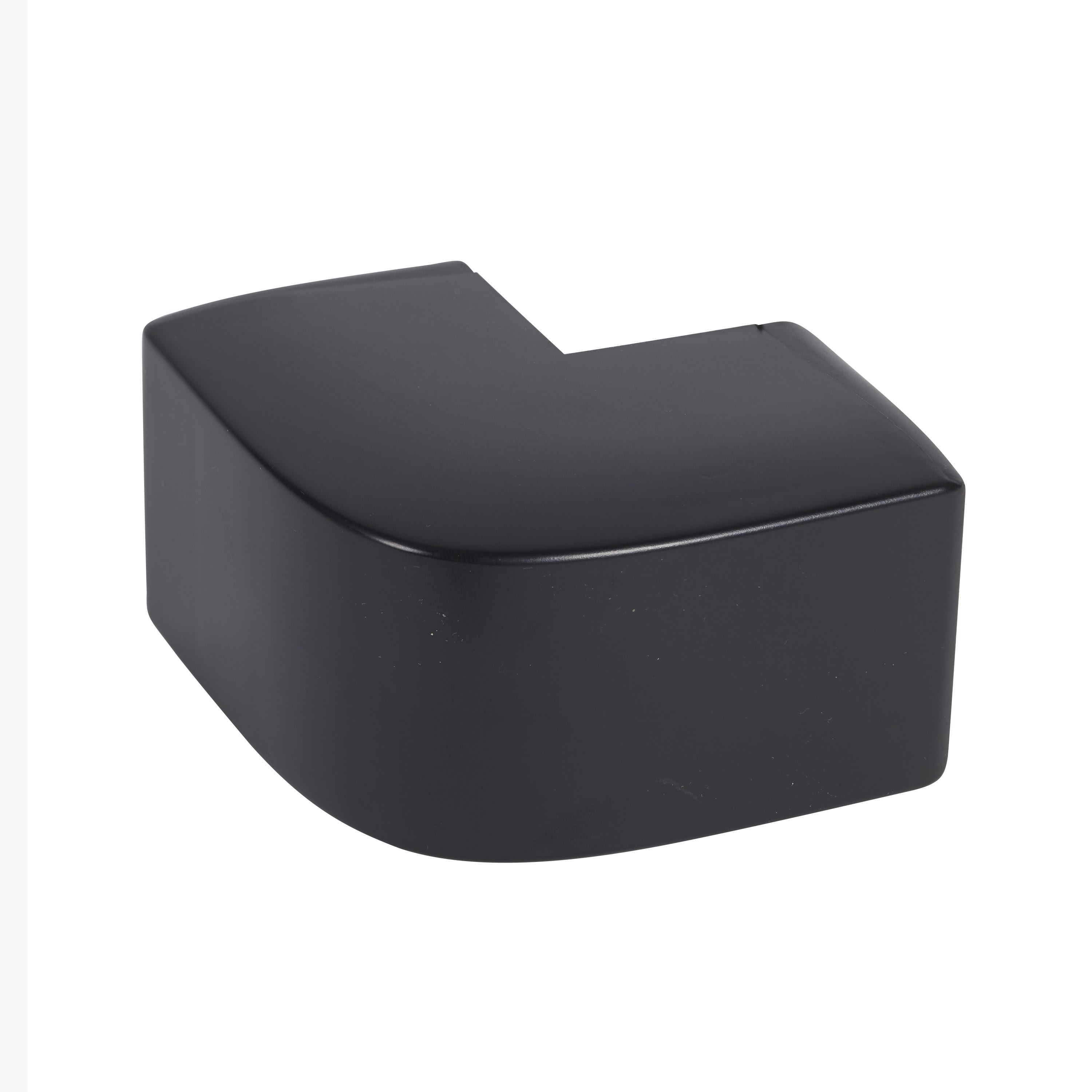 Planet Wattohm - Angle extérieur variable 60° à 120° - Pour goulotte Logix 50x50mm - Noir