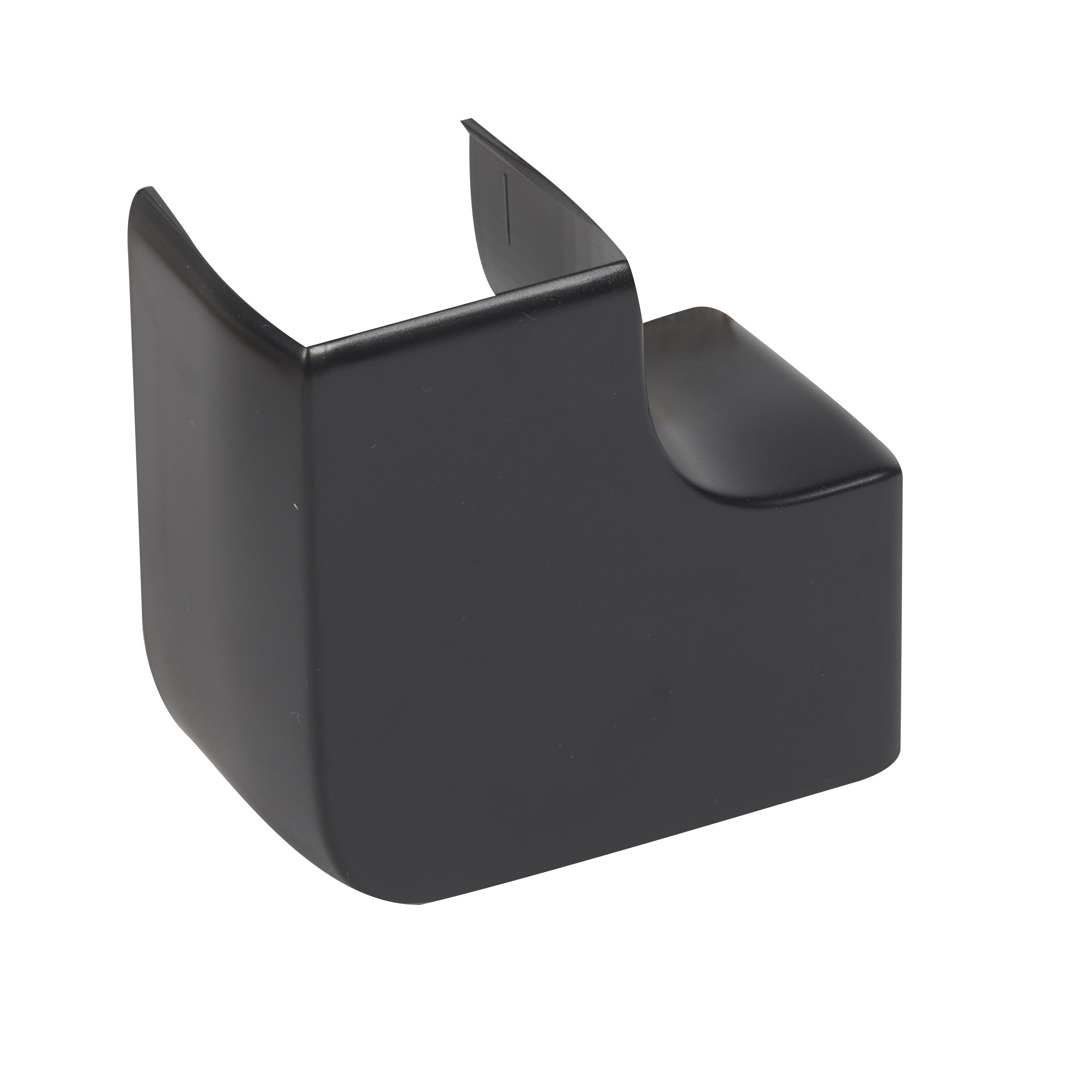 Planet Wattohm - Angle plat - Pour goulotte Logix 50x50mm - Noir
