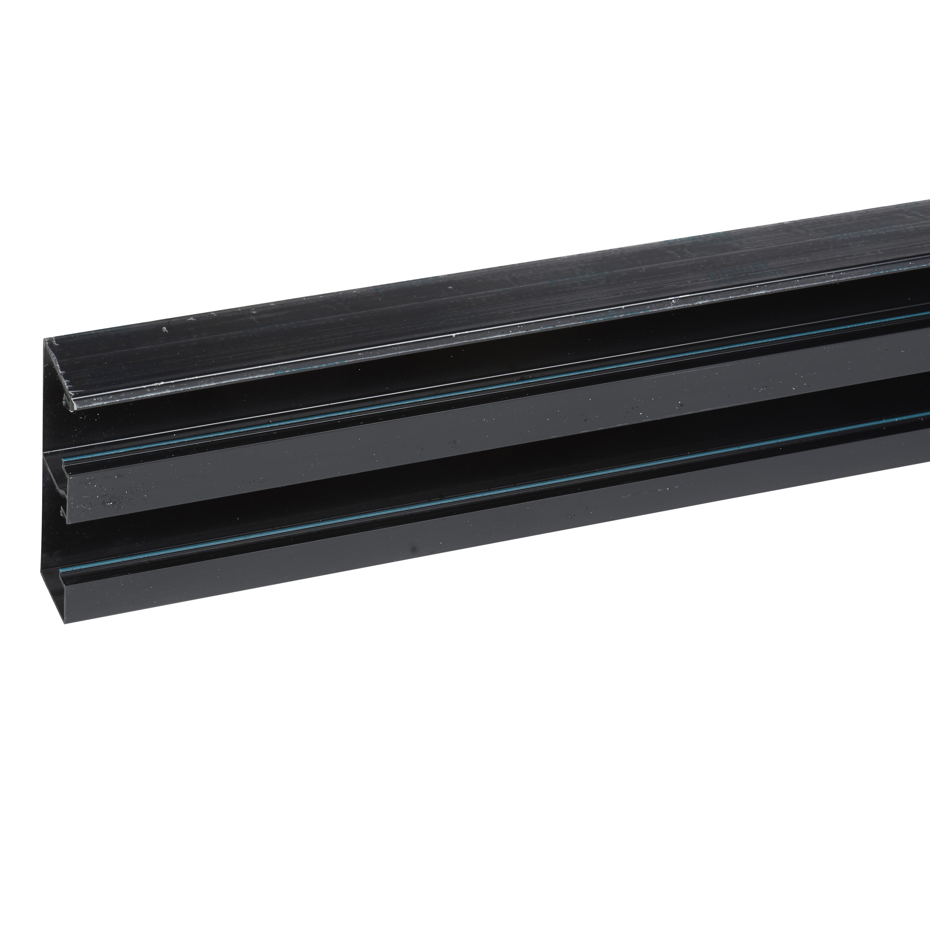 Planet Wattohm - Goulotte Logix 45 - 160x50mm - 2 compartiments - Livré sans couvercle - PVC Noir