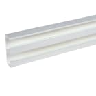 Planet Wattohm - Goulotte Logix 45-160x50-2 compartiment-Livré sans couvercle-PVC Alumnic RAL9006