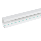 Planet Wattohm - Goulotte Logix 45 antimicrobienne-85x50mm-1 compartiment-2m-Livré sans couvercle